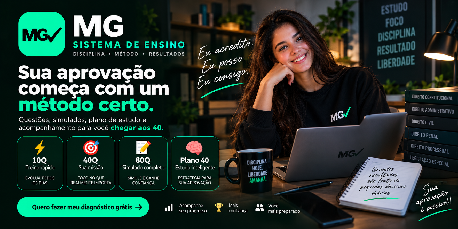 MG Sistema de Ensino — sua aprovação começa com um método certo